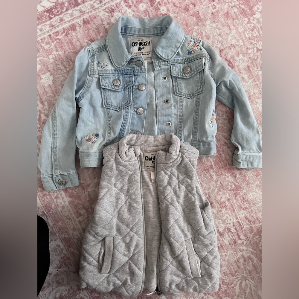 2T Jean jacket and vest